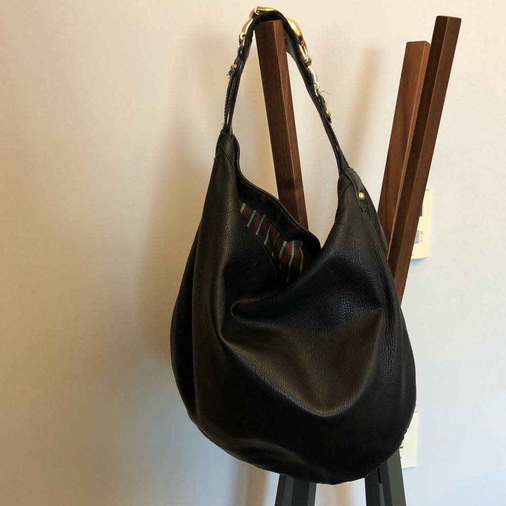 SOLD Authentic Gucci bag with horsebit strap